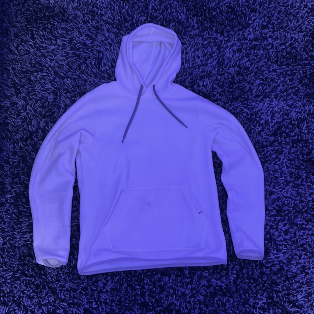 adult small DSG white hoodie